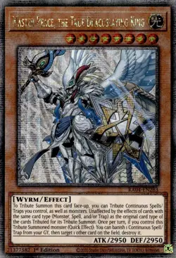 Master Peace, the True Dracoslaying King (Quarter Century Secret Rare) RA04-EN283 Quarter Century Stampede 1st Edition - Image 1
