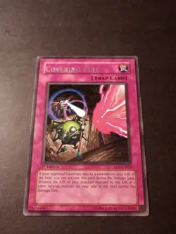Yu-Gi-Oh! Covering Fire 1st Edition Rare Trap Card RDS-EN060 LP - Image 1