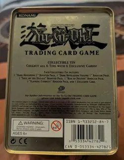 Vintage 2005 Yu-Gi-Oh! *Dark Magician Girl - EMPTY TIN - Collector's Tin - Image 2