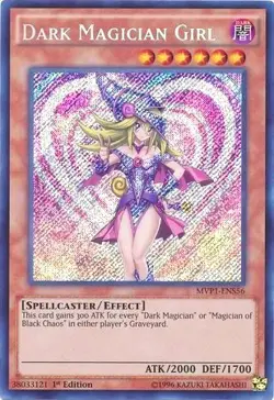 Dark Magician Girl MVP1-ENS56 The Dark Side of Dimensions Movie Pack Secret Edition 1st Edition - Image 1