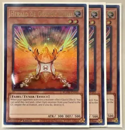 3x Herald of Orange Light 1st Edition Ultra Rare BLMM-EN103 Yu-Gi-Oh! - Image 2