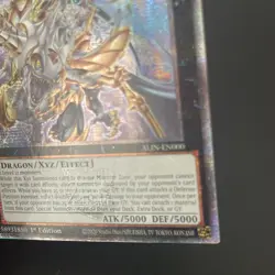 Yu-Gi-Oh 1x Dragon Master Lords ALIN-EN000 Quarter Century Secret Rare Near Mint - Image 3