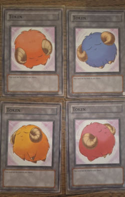 Yu-Gi-Oh Sheep Tokens Set TKN1-EN001-EN004 VLP sometimes labeled Scapegoat - Image 6