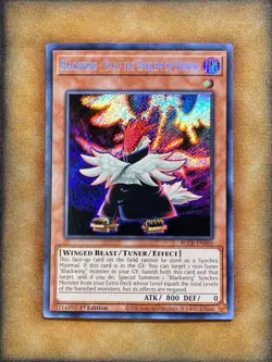 Yugioh Blackwing - Vayu the Emblem of Honor BLCR-EN060 Secret Rare 1st Ed NM - Image 2