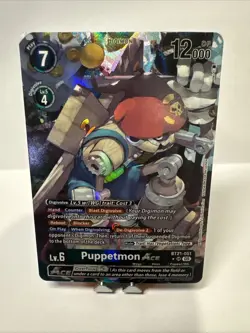 Digimon Card Game Puppetmon ACE Alternate Art Foil BT21-051  NM / Mint - Image 1