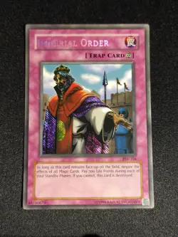 Yu-Gi-Oh! Imperial Order PSV-104 Unlimited Secret Rare MP - Image 1