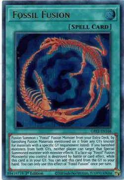 Yugioh Fossil Fusion Ultra Rare GFP2 - Image 2