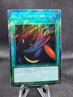 Yugioh! Black Whirlwind - RA03-EN219 - Platinum Secret Rare - Image 1