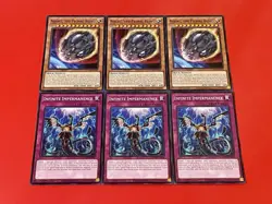 3x Infinite Impermanence + 3x Nibiru, The Primal Being | NM | 1st Ed | YuGiOh! - Image 1