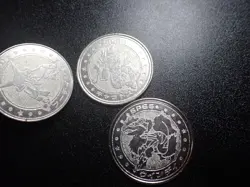 Pokemon Card Meiji Promo Battle Coin x3 Gyarados Alakazam Arcanine #5034 PLAY - Image 8
