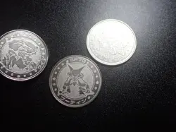 Pokemon Card Meiji Promo Battle Coin x3 Gyarados Alakazam Arcanine #5034 PLAY - Image 9