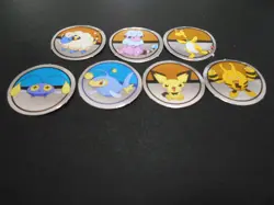 Pokemon Magazine Promo Ginpika Himitsu Card x7 Pichu Ampharous etc #3001 - Image 9