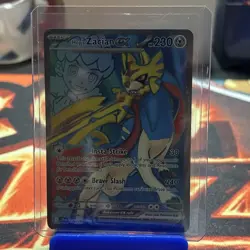 PokÃ©mon Card Hop Zacian EX 230 HP Insta-Strike Brave Slash 176/159 - Image 1