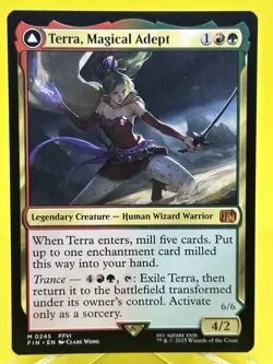 Terra Magical Adept #245 NM/M Final Fantasy MTG Magic Mythic Rare Card - Image 1