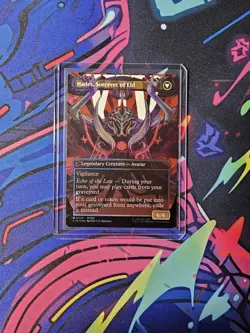 MTG Final Fantasy Emet-Selch Unsundered Borderless Surge Foil #539 - Image 2