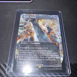 MTG Buster Sword (Borderless) Non-foil - FINAL FANTASY (FIN) - Image 1