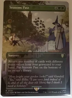 Seasons Past - Borderless Foil 529 - MTG Lord of the Rings - Image 1