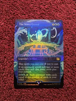 MTG The Water Crystal 0333 (Borderless) Final Fantasy Foil - Image 1