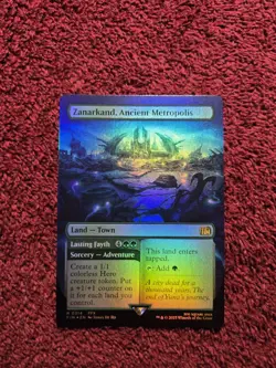 MTG Zanarkand, Ancient Metropolis 0314 (Borderless) Final Fantasy Foil - Image 1