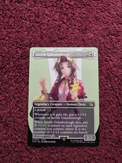 MTG Aerith Gainsborough 0347 (Borderless) Final Fantasy Regular - Image 1