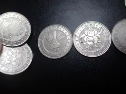 Pokemon Card Meiji Promo Battle Coin x7 Nidoking etc #5511 - Image 5