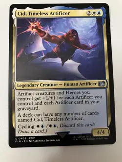 Cid, Timeless Artificer (0409) Final Fantasy Regular NM MTG - Image 1