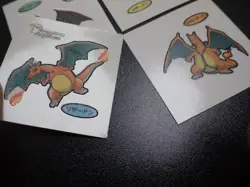Pokemon Card Daiichi Bread Promo Sticker Charizard x4 SET #5521 - Image 13