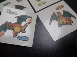 Pokemon Card Daiichi Bread Promo Sticker Charizard x4 SET #5521 - Image 14
