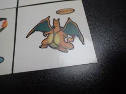 Pokemon Card Daiichi Bread Promo Sticker Charizard x4 SET #5521 - Image 3