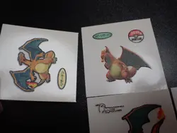 Pokemon Card Daiichi Bread Promo Sticker Charizard x4 SET #5521 - Image 7