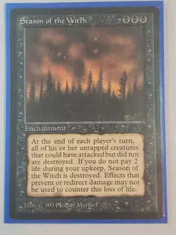 LIMITED EDITION The Dark Vintage MtG Season of the Witch Unplayed NM - Image 1