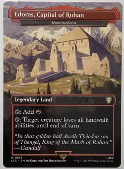 Edoras, Capital of Rohan - Borderless 518 - MTG Lord of the Rings - Image 1