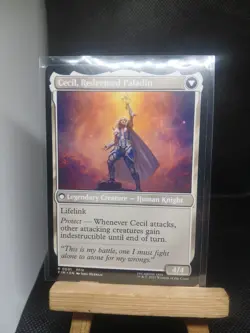 x1 Cecil, Dark Knight // Cecil, Redeemed Paladin - Foil R MTG Final Fantasy M/NM - Image 2