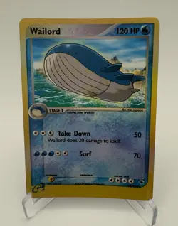 Wailord 14/109 Ruby and Sapphire Reverse Holo NM Pokemon Card - Image 2
