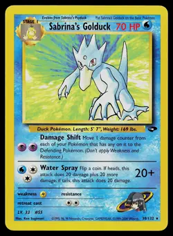 Pokemon Card - Sabrina's Golduck Gym Challenge 30/132 Rare - Image 1