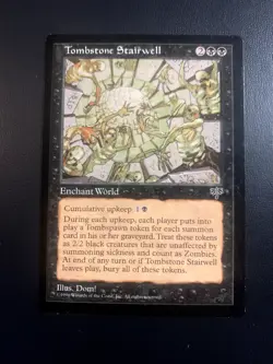 Magic Mtg Mirage Tombstone Stairwell Lightly Played - Image 1