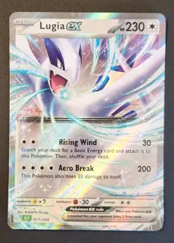 Lugia ex CLV 017/034 NM-LP Pokemon Trading Card Game Classic Holo Promo 2023 - Image 1