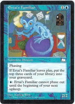 (4X) Ertai's Familiar Weatherlight Rare Playset - MTG Magic the Gathering Card - Image 3