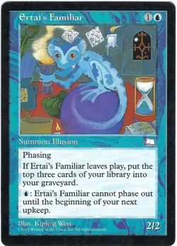 (4X) Ertai's Familiar Weatherlight Rare Playset - MTG Magic the Gathering Card - Image 4
