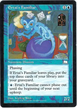 (4X) Ertai's Familiar Weatherlight Rare Playset - MTG Magic the Gathering Card - Image 5