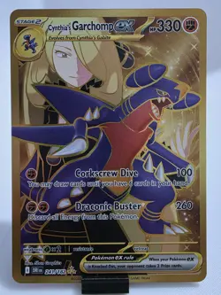 Cynthia’s Garchomp ex 241/182 Destined Rivals Secret Rare EN Pokemon Card Mint - Image 1
