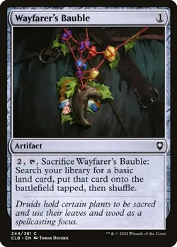 Wayfarer's Bauble Foil CLB 344 Rarity MTG - Image 1