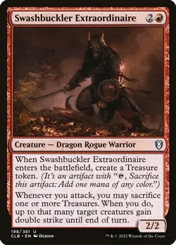 Swashbuckler Extraordinaire CLB 198 Uncommon MTG - Image 1
