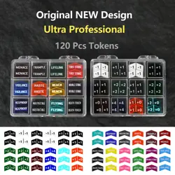 120 Keyword Counters Tokens For Magic The Gathering MTG CCG Card Gaming Gift DND - Image 1
