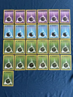 Pokemon TCG Card Lot Base Set 2 69 Cards Vintage Trainer Energy LP/MP - Image 4
