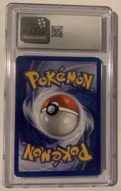 Hitmonchan 2000 Base Set 2 8/130 Holo SWIRL Pokemon Card CGC 8.5 - Image 2