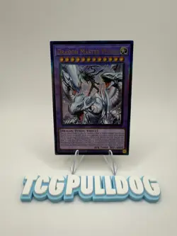 Yugioh Dragon Master Magia RA04-EN055 Prismatic Ultimate PUR 1st NM Blue-Eyes - Image 1