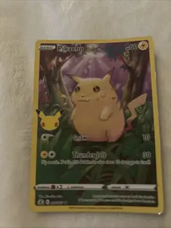 PokÃ©mon TCG Celebrations Pikachu Holo Rare Card 005/025 - Image 1