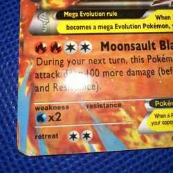 Pokemon Card Game M Blaziken Ex 138/XY86 Retreat - Image 4