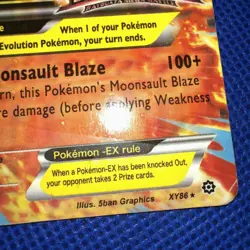 Pokemon Card Game M Blaziken Ex 138/XY86 Retreat - Image 5